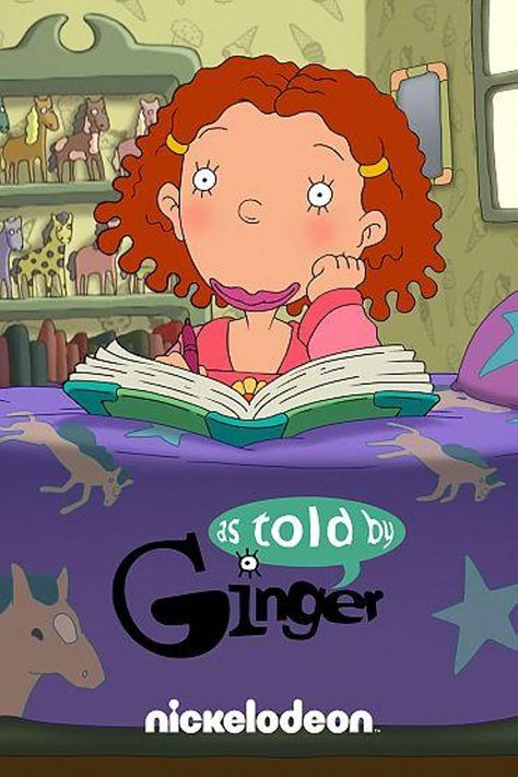 As Told By Ginger Aesthetic, Best Cartoon Series, Told By Ginger, Cree Summer, As Told By Ginger, Old Cartoon Shows, Nickelodeon 90s, Childhood Tv Shows, Nickelodeon Cartoons