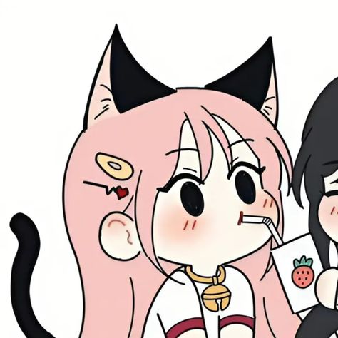 Bff Matching Pfp Cartoon, Anime Pfp Bestie, Matching Best Friend Icons, Couple Pfp For Besties, Yuri Matching Pfp Cute, Couple Pfp With Best Friend, Bestie Icons Matching, Couple Profile With Bestie, Matching Pfp Ideas Best Friends