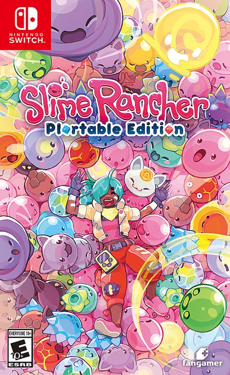 Slime Rancher is the tale of Beatrix LeBeau, a plucky, young rancher who sets out for a life a thousand light years away from Earth on the ‘Far, Far Range’ where she tries her hand at making a living wrangling slimes. Includes the Secret Style Pack DLC, mini-guidebook, printed ticket and folded map of the Far, Far Range! Beatrix Lebeau, Slime Science, Slime Rancher 2, Colorful Slime, Slime Rancher, Relaxing Game, Kawaii Games, Switch Nintendo, Craft Decorations