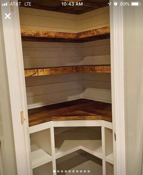 Pantry Redo, Pantry Renovation, Pantry Closet Design, Pantry Room, Corner Pantry, Pantry Remodel, Kitchen Cupboard Designs, Pantry Makeover, Pantry Shelving