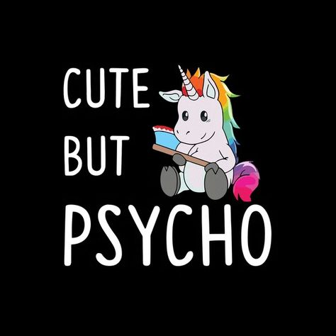 Cute but psycho unicorn Svg, unicorn Svg, unicorn logo Svg, - Inspire Uplift Unicorn Logo, Joker Iphone Wallpaper, Anime Quotes Inspirational, Unicorn Svg, Anime Quotes, Bead Art, Download File, Digital Products, Wallpaper Quotes