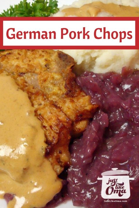 Yummy lecker Düsseldorfer Breaded Pork Chops --- these you HAVE to try German Pork Chops, German Meals, German Sweets, German Meat, German Dishes, Barbecue Pork Ribs, German Food Authentic, German Cooking, Breaded Pork Chops