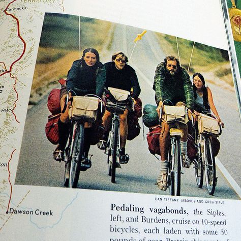 Bicycle Reference, Bicycle Camping, Bike Packing, Touring Bicycles, Bicycle Travel, Bike Camping, Velo Vintage, Vintage Cycles, Camp Vibes