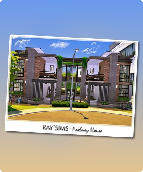 Sims 4 Foxbury House (University Housing) This house fully furnished and decorated, without custom content. This house has 4 bedroom and 4 bathroom. Lot size 20×30 (Foxbury University) Filesize: 249 KB Value: 134000 Furnished: Fully Decorated: Throughout Stories: 2 Lot Size: 30×20 Custom content: No CC used Author: Ray_Sims #gaming #decorated #sims4cc #sims4 #sims #houses Sims 4 University, University Housing, Hall House, Forest Cabin, Modern Couple, Best Sims, Family Fashion, Sims 4 Houses, Tropical Paradise