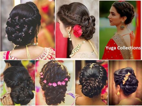 Mermaid  Hair Buns Bridal Hairstyles For Engagement, Bun Bridal Hairstyles, Bridal Hairstyles For Reception, Bridal Hairstyles For Wedding, Hairstyles For Reception, Hairstyles For Engagement, Bridal Hairstyle For Reception, Bridesmaid Hairdo, Long Braided Hairstyles