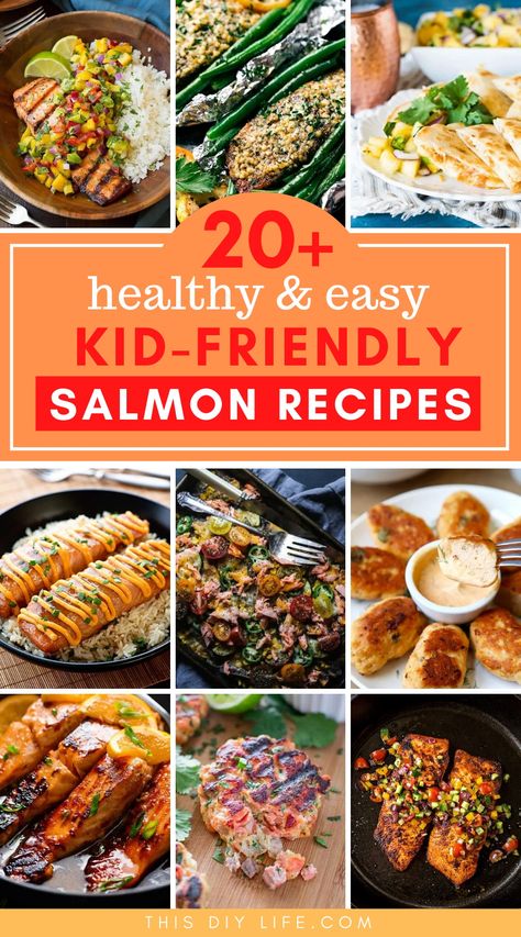 Salmon Recipe For Kids, Best Salmon Recipe, Canned Salmon Recipes, Salmon Cakes Recipe, Delicious Salmon Recipes, Healthiest Foods, Cheap Recipes, Healthy Salmon Recipes, Easy Salmon Recipes