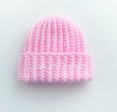 Newborn Baby Crochet Hat Pattern - Perfect for Donating to Hospitals Newborn Crochet Hat Pattern, Easy Crochet Baby Hat, Crochet Baby Hats Free Pattern, Baby Crochet Hat, Crochet Baby Cap, Baby Hat Free Pattern, Crochet Newborn Hat, Newborn Crochet Patterns, Baby Hat Knitting Pattern