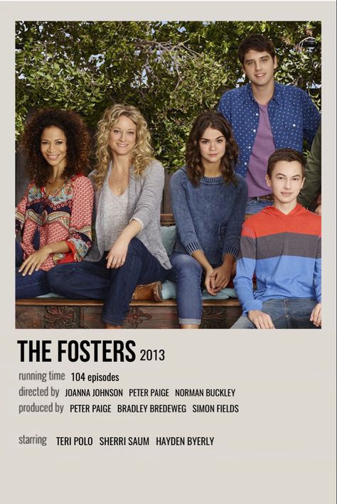 minimal polaroid tv show poster for the fosters Hayden Byerly, The Fosters Tv Show, Indie Movie Posters, Series Posters, Tv Posters, Teri Polo, Film Journal, Polaroid Posters, Polaroid Poster