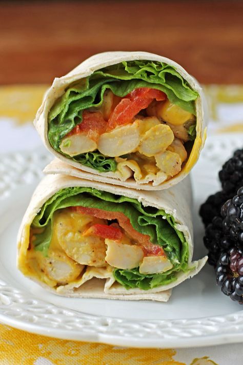 Honey Mustard Chicken Wraps - Emily Bites Grilled Chicken Wrap Recipes, Honey Mustard Chicken Wrap, Emily Bites, Light Lunches, Homemade Honey Mustard, Recipe Builder, Chicken Wrap Recipes, Chicken Wrap, Points Recipes