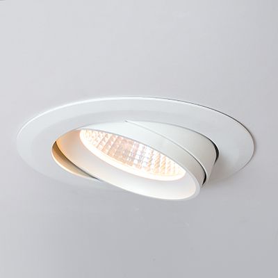 This stylish LED downlight features a single COB LED as light source, available in 2700K, 3000K, 4000K and 6000K. 90+ Ra color rending index. Swivel and adjustable design allows you to cast the light onto desired areas. Available in white, black and silver finish. Great for retail and commercial lighting applications. Cob Light Ceiling, French Chateau Interiors, Shoes Showroom, Cob Lights, Lights Drawing, Modern Recessed Lighting, Kitchen Ceiling Design, Profile Light, L Kitchen