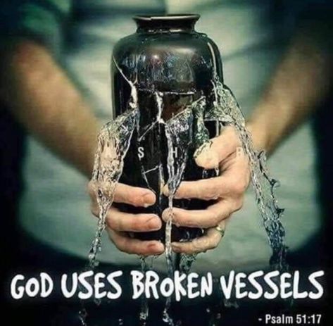 Broken Vessel, Music And The Brain, Born Again Christian, Psalm 51, Bible Quotes Images, Christian Bible Study, Born Again, Jesus Images, Christian Encouragement