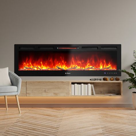 Electric Fireplace Heaters, Electric Heater, Smart Wifi, Electric Fireplace, Sound Bar, All Products, Fireplace, Electricity, Sound