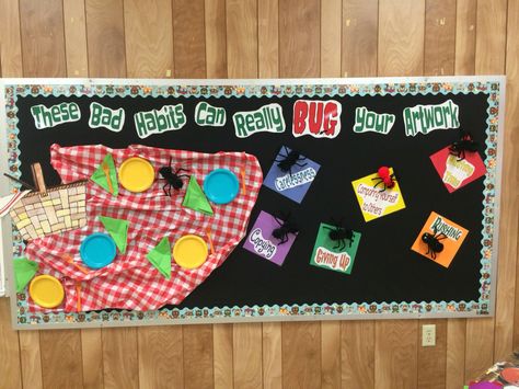 Picnic and camping bulletin board Picnic Bulletin Board Ideas, Picnic Classroom Theme, S’more Bulletin Board, S’mores Bulletin Board, Camping Bulletin Board, Ready For S'more Learning Bulletin Board, Camping Bulletin Boards, Work Bulletin Boards, Picnic Theme