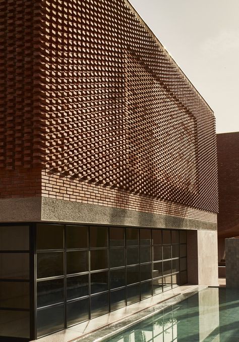 Gallery of How the Auditorium at Marrakech’s Yves St Laurent Museum is Designed for Maximum Flexibility - 2 Yves Saint Laurent Marrakech, Saint Laurent Marrakech, Ysl Museum, Studio Ko, Richard Rogers, Patio Grande, Timber Panelling, Studios Architecture, Renzo Piano