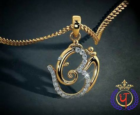 Om Pendant Diamond, Ganesh Locket Pendants, God Pandent, Om Pendent, Gents Pendant, Big Earrings Gold, Om Sign, Ganesh Pendant, Beautiful Pendants