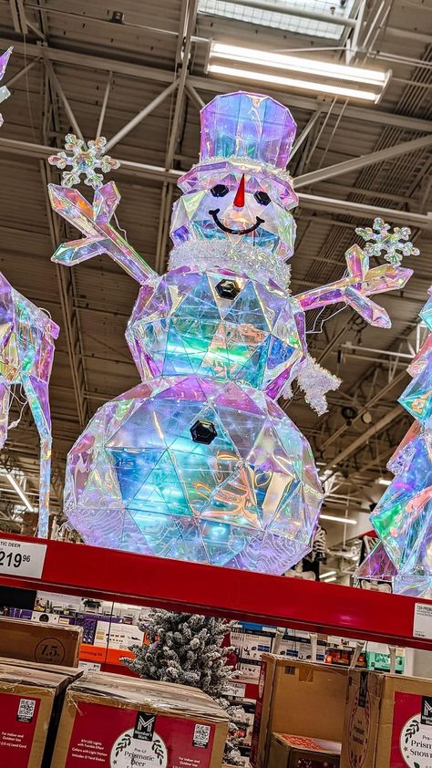 This guy is at Sam’s club!!! What do you think of these iridescent, prismatic holiday decor pieces trending this year?! I think they are so cool and make such a beautiful display with the colors! ✨ Prismatic Christmas, Sam’s Club, Silent Night, Decor Pieces, So Cool, Decorative Pieces, You Think, Thinking Of You, This Year