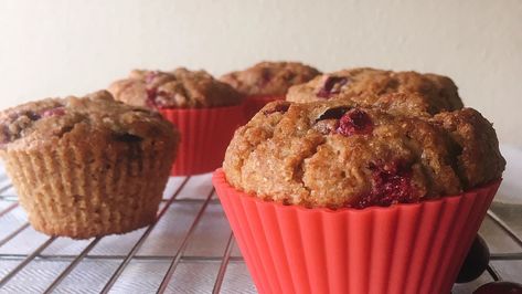 Cran Bran Muffins Recipe | Allrecipes Oatmeal Cranberry Muffins, Oatmeal Blueberry Muffins, Cranberry Recipes Muffins, Oatmeal Blueberry, Flax Muffins, Bran Muffin Recipes, Cranberry Muffins, Cranberry Bread, Bran Muffins