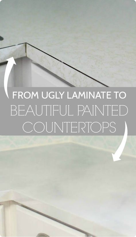 Painted Counters, How To Paint Countertops, Paint Countertops, Painted Countertops, Painting Kitchen Countertops, Countertop Makeover, Kitchen Remodel Countertops, Diy Kitchen Countertops, Outdoor Kitchen Countertops