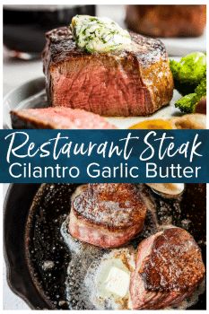 Valentines Steak, Recipe With Cilantro, Cake Restaurant, Restaurant Video, Restaurant Steak, Cilantro Recipes, Cook Steak, Filet Mignon Recipes, Garlic Steak