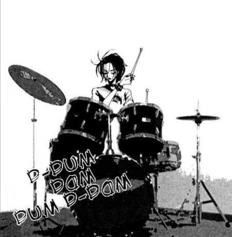 Drum Drawing, Playing Drums, Drums Art, Gothic Anime, Concert Posters, Drawing Poses, Doodle Drawings, Music Bands, Rock Music