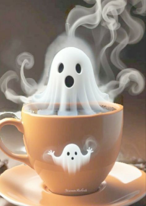 Happy Halloween Gif, Coffee Cup Art, Halloween Wallpaper Cute, Halloween Facts, About Halloween, Halloween Quotes, Halloween Images, Halloween Coffee, Halloween Backgrounds