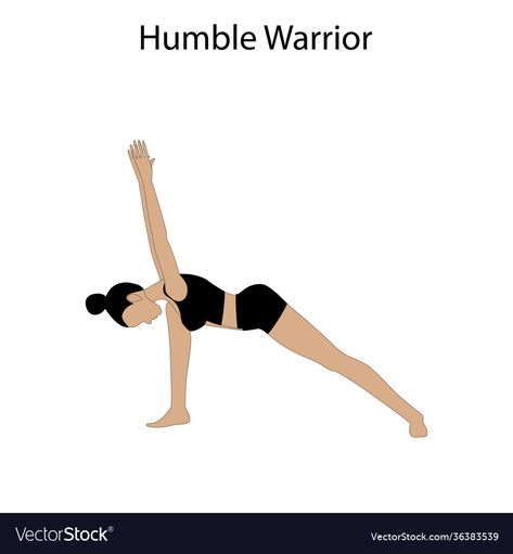 Warrior Pose Yoga, Humble Warrior, Warrior Yoga, Yoga Tattoos, Warrior Pose, Warrior Tattoo, Traditional Tattoo Flash, Pose Yoga, Yoga Workout