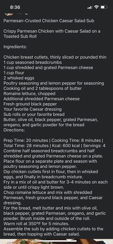 Crispy Chicken Caesar Sandwich, Caesar Sandwich, Parmesan Crusted Fish, Chicken Caesar Sandwich, Crusted Fish, Caesar Chicken, Chicken Breast Cutlet, Sub Rolls, Chicken Caesar
