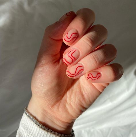 Edgy Spring Nails 2023, Short Negative Space Nails, Men’s Gel Nails, Eclectic Nail Art, Simple Nail Art Gel, Men’s Nails Ideas, Abstract Nail Art Simple, Men Nail Art Designs, Masculine Nails