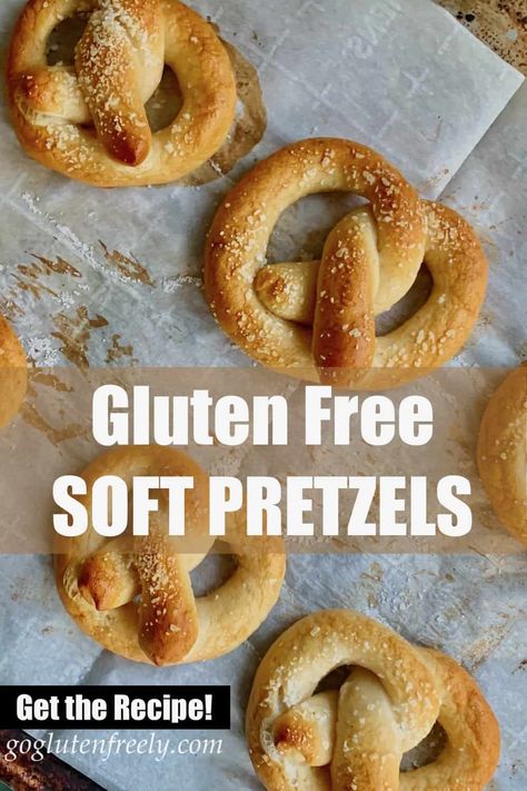 Gluten Free Bread Flour, Gluten Free Soft Pretzels, King Arthur Gluten Free, Gluten Free Pretzels, Pan Sin Gluten, Gluten Free Living, Homemade Gluten Free, Gluten Free Dairy Free Recipes, Gluten Free Eating