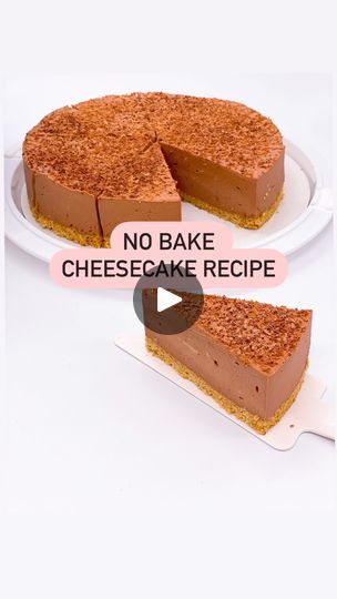 35K views · 2.1K reactions | NO BAKE CHOCOLATE CHEESECAKE RECIPE

don’t forget to like❤️ it and save for later 

750 g cream cheese 
100 g powdered sugar 
200 g dark/milk chocolate 
300 g heavy cream 
10 g gelatin( leaves) or 
10 g of dry gelatin with 60g of cold milk

#nobakedessert #nobakecheesecake #nobakechocolatecheesecake #chocolatecheesecake #vanillacake #cheesecakefactory | Baker Ela Cheesecake Cones, Dark Milk Chocolate, Chocolate Cheesecake Recipe, No Bake Chocolate Cheesecake, Chocolate Cheesecake Recipes, Mini Bundt, Baked Cheesecake Recipe, Mini Bundt Cakes, Cold Desserts