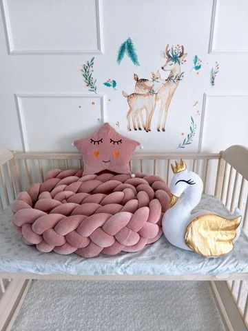 Braided Bumpers – Allbright Kids Crib Bumpers, Nursery Canopy, Orthopedic Pillow, Crib Bumper, Nursery Essentials, Baby Nest, Canopies, Etsy Finds, Little One