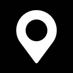 Google maps black and white icon Google Maps Icon, Map Logo, Black And White Google, Iphone Logo, Ipad Aesthetic, Black And White Photo Wall, Map Icons, Black App, Instagram Theme Feed