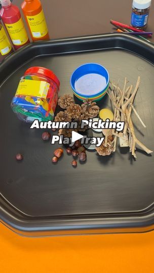 Cslp 2025, Autumn Eyfs, Social And Emotional Development, Children Working, Fall Sensory, Autumn Reception, Simple Setup, Literacy And Numeracy, Tuff Tray