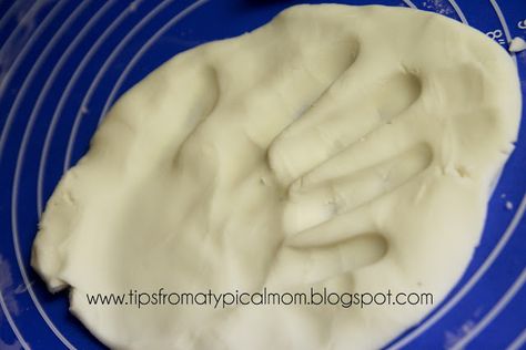 Better Than Salt Dough {Homemade Clay for Ornaments or Handprints} - Tips from a Typical Mom Better Than Salt Dough, Everyday Crafts, Vegetarian Cookies, Homemade Clay, Keepsake Crafts, Sensory Crafts, Dough Ornaments, Hand Prints, Silicone Baking Mat