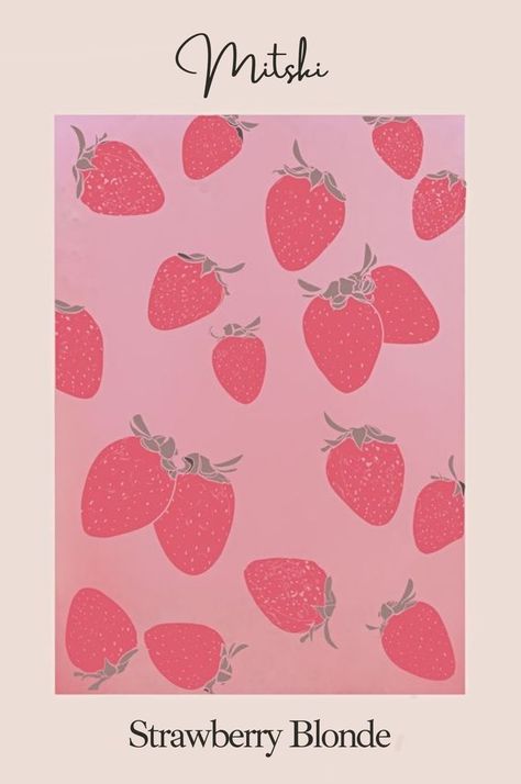 Blonde Poster, Strawberry Blonde, Wall Collage, Home Ideas, Strawberries, Blonde, Pastel, Collage, Wall