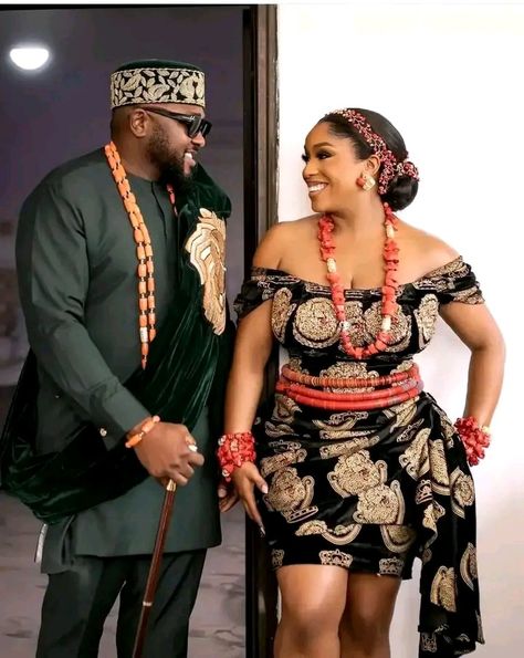 Isi Agu Styles For Traditional Wedding, Isi Agu Styles For Ladies, Kampala Gown, Igbo Attire, Igbo Bride Traditional Weddings, Nigerian Attire, Kampala Gown Styles For Ladies, Isi Agu, Royal Attire