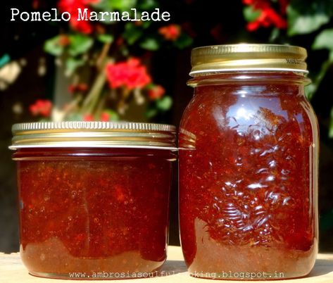 Pomelo Recipe, Marmalade Recipe, Lemon Sugar, How To Make Jam, Jam Recipes, Fermenting, Citrus Fruit, Canning Recipes, Marmalade