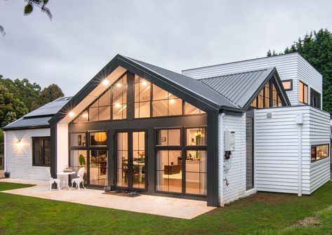 Colorbond Roof, Steel Cladding, Stunning Homes, Tin House, Old Apartments, Modern Barn House, Shed Homes, House Building, Modern Barn