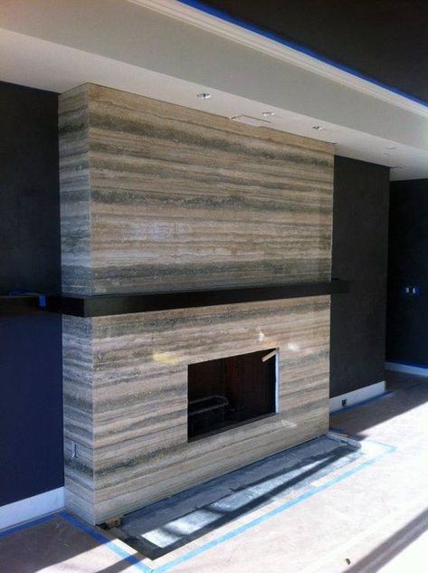 Rustic Stone Modern Fireplace Design Ideas Fireplace Design Ideas, Linear Fireplace, Best Modern House Design, Farmhouse Fireplace, Diy Ikea Hacks, Corner Fireplace, Fireplace Remodel, Home Fireplace, Modern Fireplace