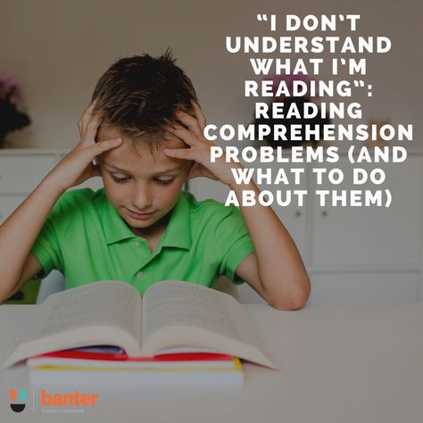 Reading Problems, Reading Assessment, Problem Statement, Receptive Language, I Don't Understand, Listening Comprehension, Reading Comprehension Skills, Struggling Readers, Reading Intervention