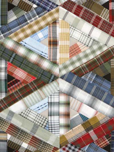 Recycled Shirts, Flannel Quilts, Plaid Quilt, Man Quilt, Denim Quilt, Log Cabin Quilts, Scrappy Quilt, Colorful Quilts, Strip Quilts