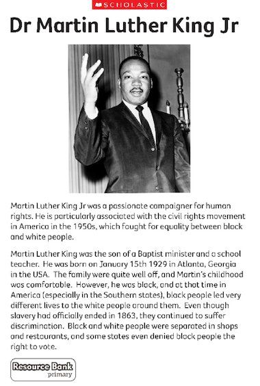 Find out about the events in the life of Martin Luther King. Martin Luther King Facts, Nelson Mandela Biography, Mods And Rockers, College Application Essay, Essay Tips, Dr Martin Luther King Jr, Literacy Lessons, Dr Martin Luther King, Unit Studies