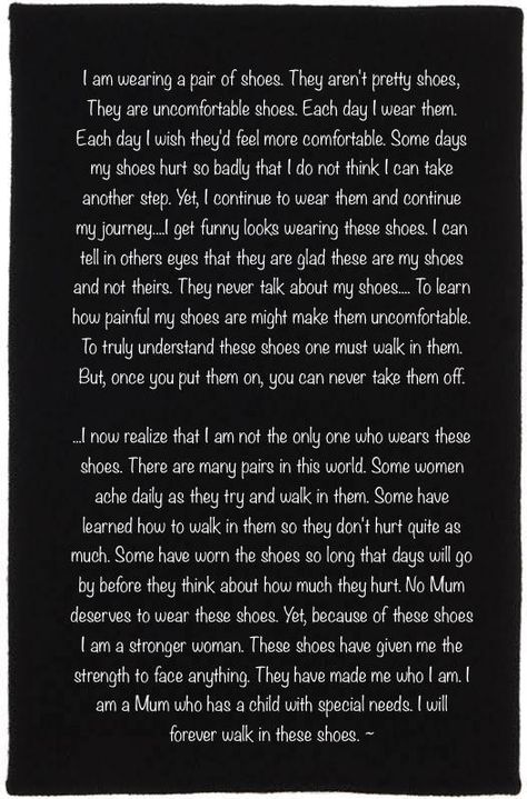 Special needs parents What Parents Need To Understand, Parents Need To Understand, Special Needs Parents, My Shoes, I Can Tell, Special Needs, Talk To Me, It Hurts, Parenting