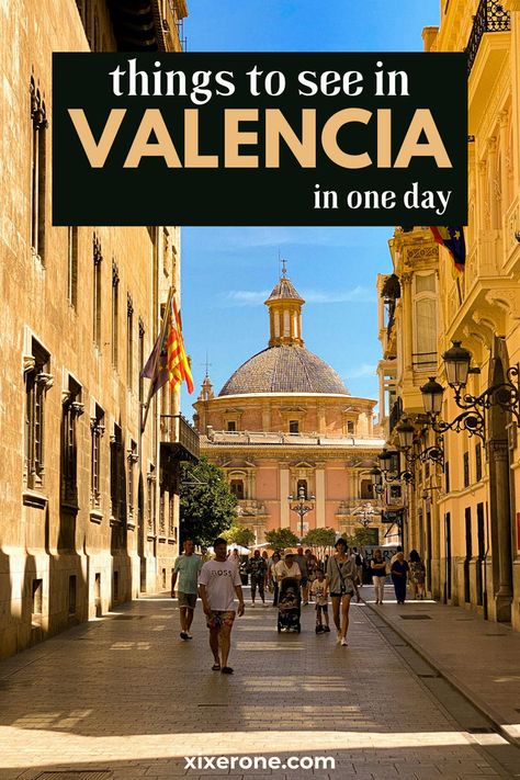 Discover Valencia in one day with our perfect itinerary! Explore top spots, local favorites, and hidden gems to make the most out of your visit. Transatlantic Cruise, Spain Valencia, Perfect Itinerary, Valencia Spain, Visit Europe, Spain And Portugal, Hidden Gems, Valencia, One Day