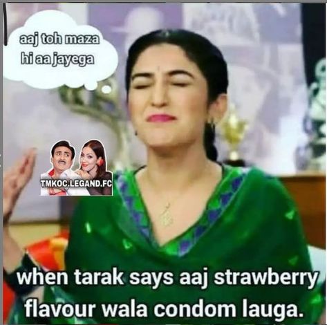 Tmkoc Non Veg Jokes, Anjali Mehta, Neha Mehta, Vulgar Humor, Non Veg Jokes, Dirty Joke, Roblox Funny Videos, Veg Jokes, Clean Funny