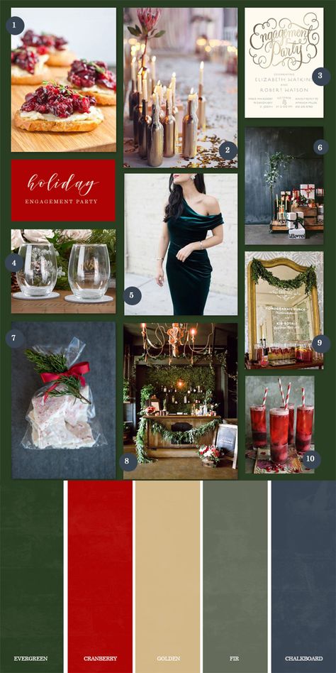 Engagement Party Ideas Christmas, Christmas Time Engagement Party, Christmas Themed Engagement Party, Christmas Engagement Party Ideas, Christmas Eve Engagement, Holiday Engagement Party, Save The Date Christmas Party, Christmas Engagement Party, Holiday Engagement