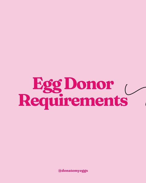 Want to learn more about becoming an egg donor?  Head to donate-eggs.com to learn more about the process, eligibility requirements, and what kind of financial compensation may be available for you!  #eggdonor #eggdonors #eggdonation #ivfjourney #infertilityawareness #endowarrior #ivf Egg Donor, Egg Donation, An Egg, The Process, To Learn, Egg, On Instagram, Instagram