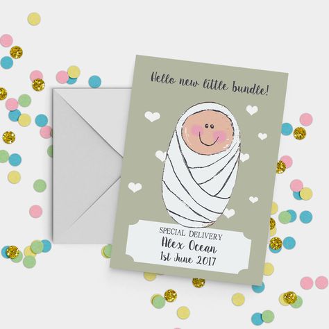 Baby Graphic Design, Baby Greeting Cards, Baby Cards, The High, Small Businesses, Gift Shop, The Uk, Greeting Card, New Baby Products