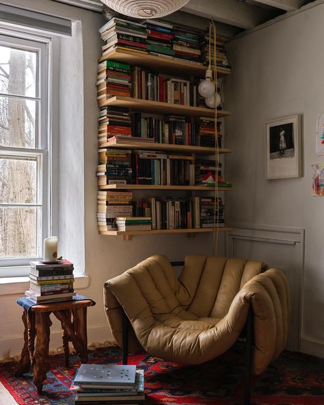 Chris Mottalini | This is our 1950 stone house in the Hudson Valley. Feels like a member of the family at this point. Also feels a bit weird sharing such a… | Instagram The Family Stone Aesthetic, The Family Stone, Stone House, Bedroom Aesthetic, Cozy Corner, Home Bedroom, Design Inspo, Apartment Decor, Tiny House