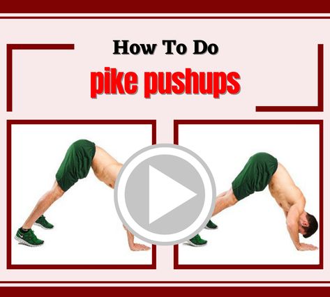 Pike Pushup, Shoulders Workout, Best Shoulder Workout, Health Fitness Nutrition, Shoulder Muscles, Workout Plans, Fitness Blog, Workout Guide, Shoulder Workout